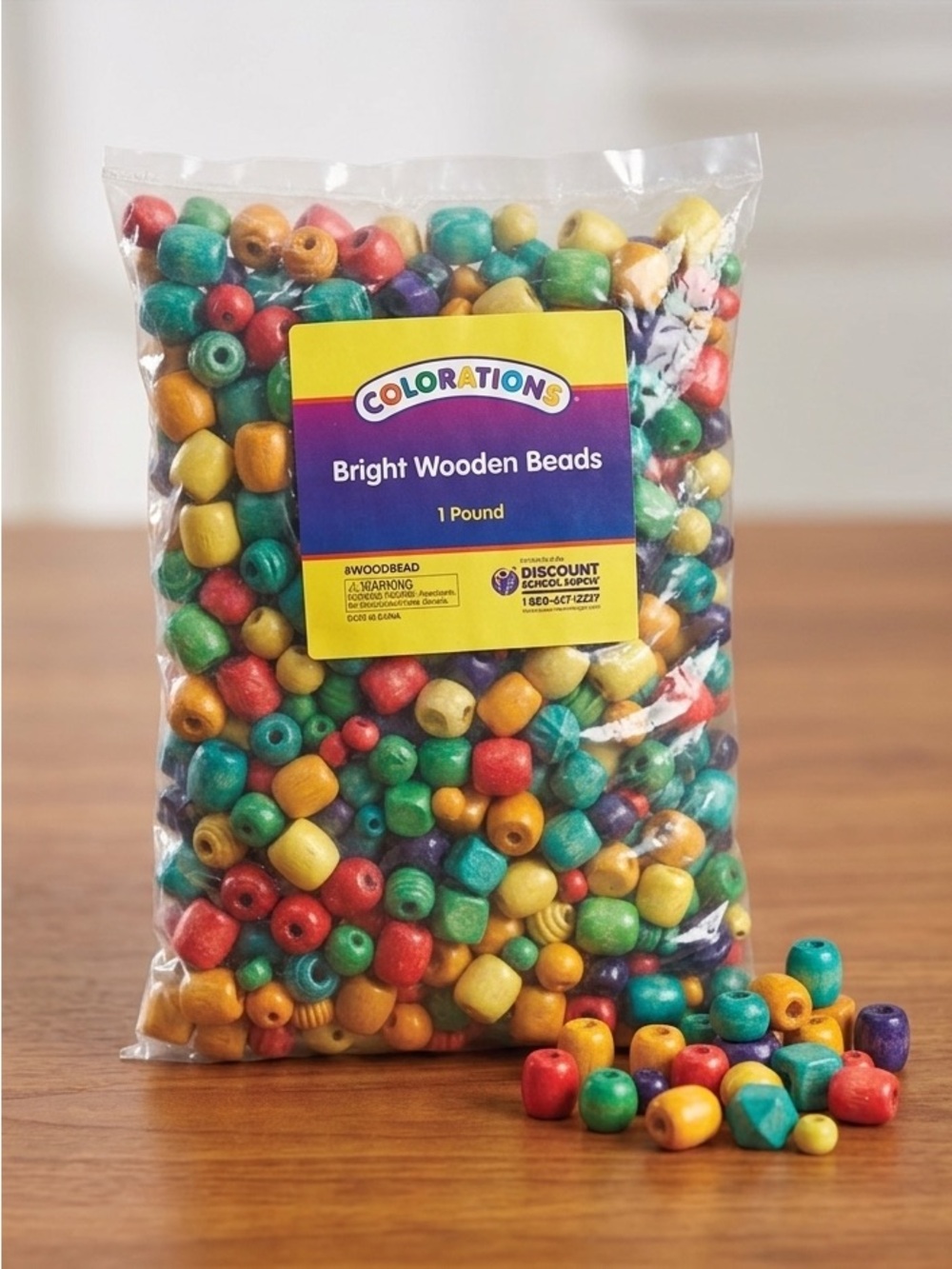 Multicolor Wooden Beads